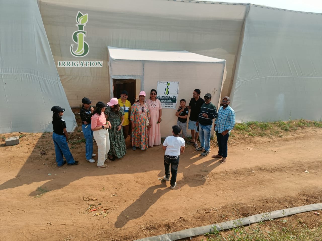 Jai Shri Irrigation project team at work